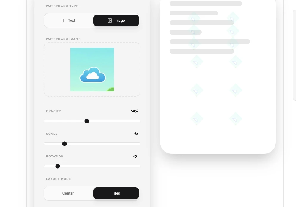 Add Watermark to PDF thumbnail