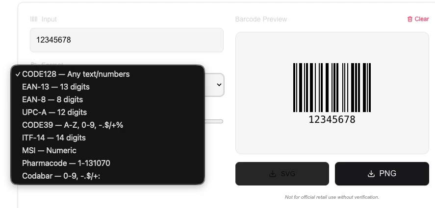 Barcode Generator thumbnail