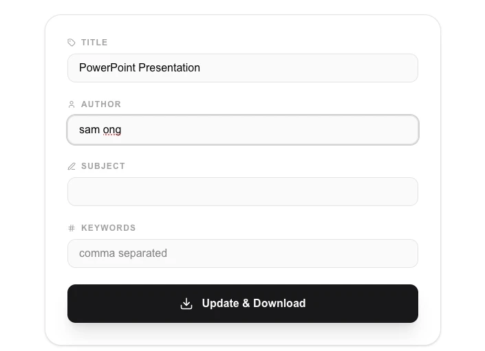 PDF Metadata Editor thumbnail