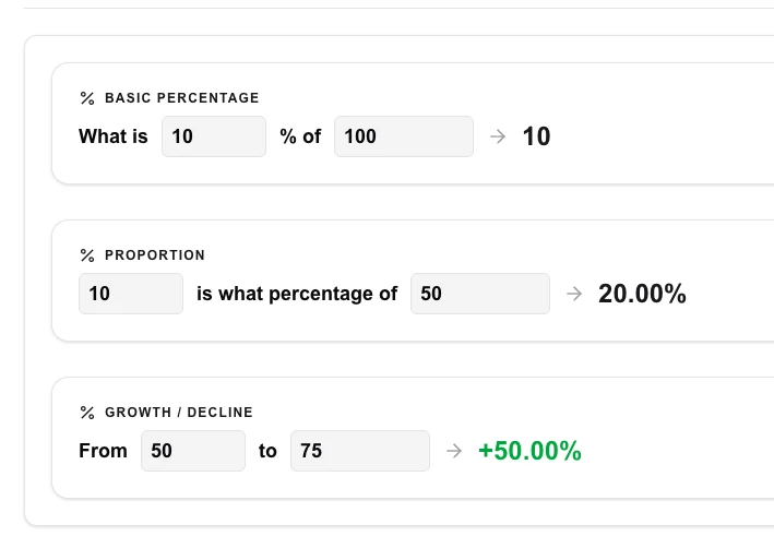 Percentage Calculator thumbnail